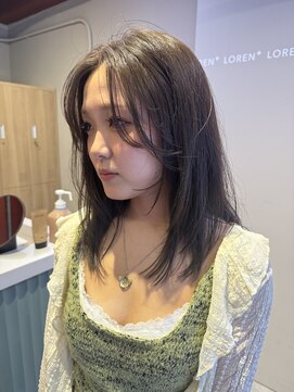 ローレンジウ(LOREN JU) くびれヘア/学割U24/レイヤーカット/オージュア/ダブルカラー