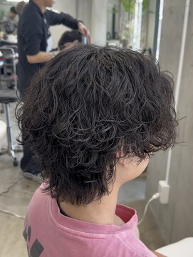 エデアンホンテン メンズサロン(EDEAN 本店 (旧:EDEAN 上通)) 熊本メンズカット ウルフ 波巻きスパイラル MEN'S HAIR