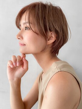 アグノス 青山(Agnos) 似合わせカットこなれヘアシースルーバング愛され薄めバング