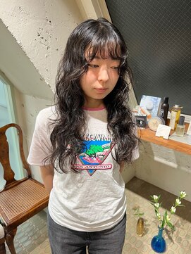 ペピンバイメルシー(pepin by merci.) ＊ ロングレイヤー  パーマ