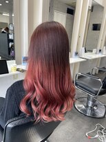 ラヴィリス バイ レム(Raviliss by rem)&nbsp;ピンクグラデーション ブリーチカラー 髪質改善 奈良 桜井