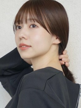 ガーデン オオタカノモリ(garden otakanomori)の写真/一つに結ぶだけでキマる顔周りカット♪前髪やレイヤーの数ミリ単位で周りと差をつけ印象を変える☆