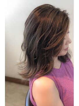 ヘアーサロン 6(hair salon) ハイライト×ベージュアッシュ