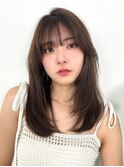 ショコラブラウン×大人ガーリースタイル