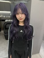 ロテサカエ(Lote.Sakae)&nbsp;着物ヘア/大人ガーリー/ダークアッシュ/似合わせカット/栄