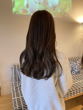 オーガニックエコ 川越(organic+eco) 20代30代春韓国風ロング/イルミナカラー/髪質改善