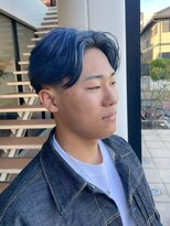 ヘアーアンドエステ ハラダ 滝ノ水店(Hair&Esthe Harada)&nbsp;メンズ/フェザーパーマ/センターパート