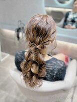 ヘアセット クラン ルシェ 心斎橋玉屋町店(hair set Clan luce)&nbsp;ローポニー/心斎橋ヘアセット