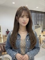 チオ(Chio)&nbsp;【富山】シースルーバング×韓国風くびれレイヤーロング