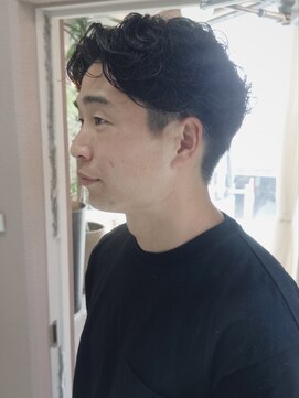 ソワ バイ ルシル(SOIE by Lucile) 爽やかメンズショート　ニュアンスパーマ　福島市