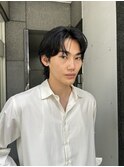 ナチュラルなのに色気が出る「韓国風センターパート」