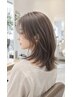 【Jr.スタイリスト限定】透明感カラー+トリートメント ¥5,500