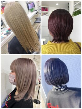 デイズ(DAYS)の写真/『髪を傷めない』にこだわった《DAYS》のダメージレスカラー♪柔らかな色合いのデザイン性高いMENUが人気◎