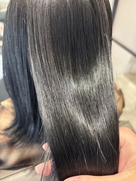 ウルヘアー 緑地公園(ulu hair) 髪質改善高濃度水素カラー×トリキュアで潤う極上の艶髪へ