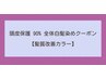 【頭皮保護 90% ・髪質改善カラー】全体染め