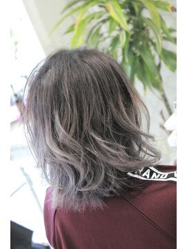 エフエフヘアー(ff hair) back style☆外国人風3Dハイライトカラーvol.29