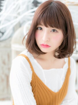 カバーヘア 上尾西口店(COVER HAIR) *mod's上尾*斜めバング×くせ毛風◎重めスタイルボブディa