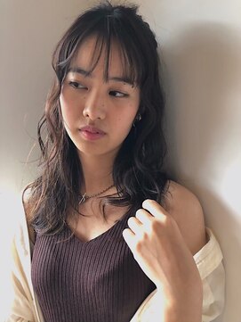 レセ 新松戸deux店(Laissez) シースルーバング/ニュアンスウェーブ 【レセ新松戸ドゥー店】