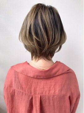 ヘアーアンドスパ フェリーチェ ミチ 野田屋町店(HAIR&SPA felice MICHI) 立体感丸みショート