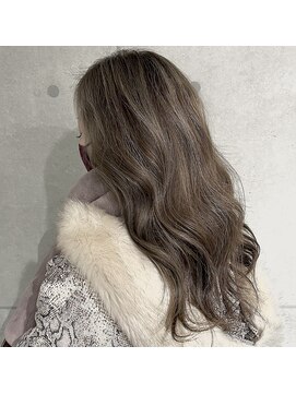 ジンジャー(GINGER) 白髪ぼかし×ハイライト×アッシュカラー×アディクシー