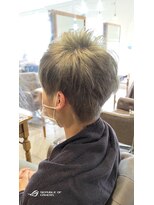 ドラマチックヘア 狭山ヶ丘店(DRAMATIC HAIR) #ベージュ#モノトーン#カラー#メンズカット