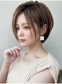 似合わせカットショート/美髪/ミニボブ/髪質改善/新宿