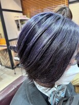 オーブ ヘアー リリー 博多2号店(AUBE HAIR lily)&nbsp;ディープパープルカラー！