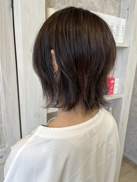 キャアリー(Caary) 福山美容室caary大人気イルミナカラーブラウンカラーウルフ