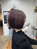 ルチナ 秦野(Lucina)&nbsp;ボブ/内巻きボブ/丸みボブ/ピンク/ダブルカラー