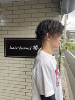 ヘアブランド椿 ツイストスパイラル×センターパート