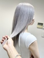 ツキ 横浜店(tuki)&nbsp;ミルクティーベージュダブルカラーケアブリーチインナーカラー