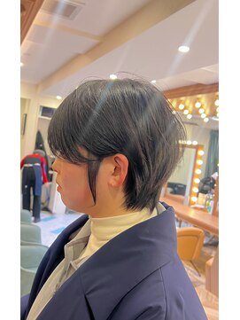 ロンド パルティール 大宮(Lond partir) 前髪パーマアッシュカラーレイヤーロンググレーベージュ[大宮]