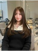 バブみレイヤー_美髪ピンクブラウン切りっぱなしボブ