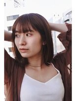 フラミューム 藤沢(flammeum)&nbsp;内巻きボブ×シアーブラウン【フラミューム藤沢】