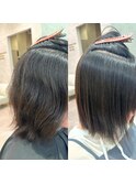 sinsナチュラルストレートボブ