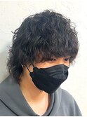 スパイラルパーマ/ツイストスパイラルパーマ/アッシュブラック