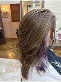 ~【LUXIS海老名】~ハイライト&イヤリングカラー♪