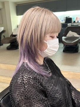 リグリー(regree) ウルフヘア/レイヤー/デザインカラー/髪質改善