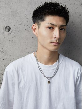 ルートバイドット 町田店(root by dot.)の写真/カット+眉カット¥3800!定期的なメンテナンスで清潔感をキープ。[メンズ/町田/フェード/ツイストパーマ]