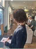 大人かわいいショートボブ×うるおい弾むケアパーマ