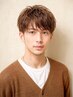 【men's】カット＋ナチュラルパーマ￥11000→￥8000～