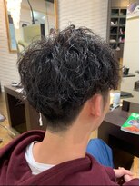 ティエナビューティー ONE FUKUOKA BLDG .店(TIENA BEAUTY) 七三アップバング/フェード/ツイストパーマ