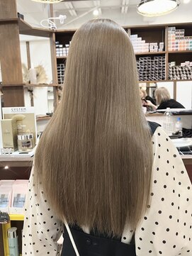 ラック 表参道(LUCK) ミルクティーベージュ/ブリーチ/ダブルカラー/20代/30代