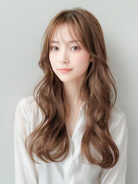 フェルーナ(FERNA) 髪質改善カラー/顔周りレイヤー/グレージュ/デザインカラー