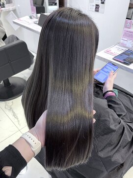 ルージュシー 堀江(RU10C) 髪質改善/ハイライト/ブリーチ/ベージュ/レイヤーカット/韓国