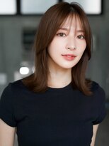 エインアンリー 明治神宮前(AIN.ANLY.)&nbsp;☆くびれヘアプリコットオレンジハイライトカラーレイヤーカット