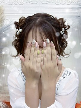 ヘアセット ナゴヤ ラビット(hair set NAGOYA RABBIT) くらげヘア