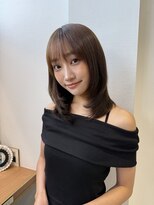 ロンドアベニール 北千住(Lond avenir)&nbsp;暗めカラー/ボブ顔周り/前髪/レイヤー/髪質改善/縮毛矯正/北千住