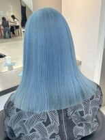 ラック 表参道(LUCK) ペールブルー/ニュアンスカラー/ブルー/レイヤーカット