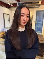 アデ オモテサンドウ(ade omotesando)&nbsp;髪質改善トリートメントで叶えるサラ艶ミディアムストレート